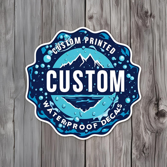 Custom Printed Vinyl Decal - Die Cut